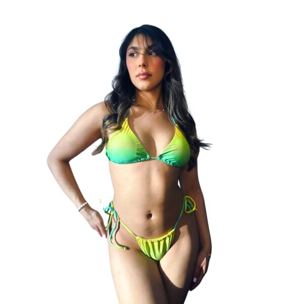 Lily - 3 Piece Gradient String Bikini - Image 2